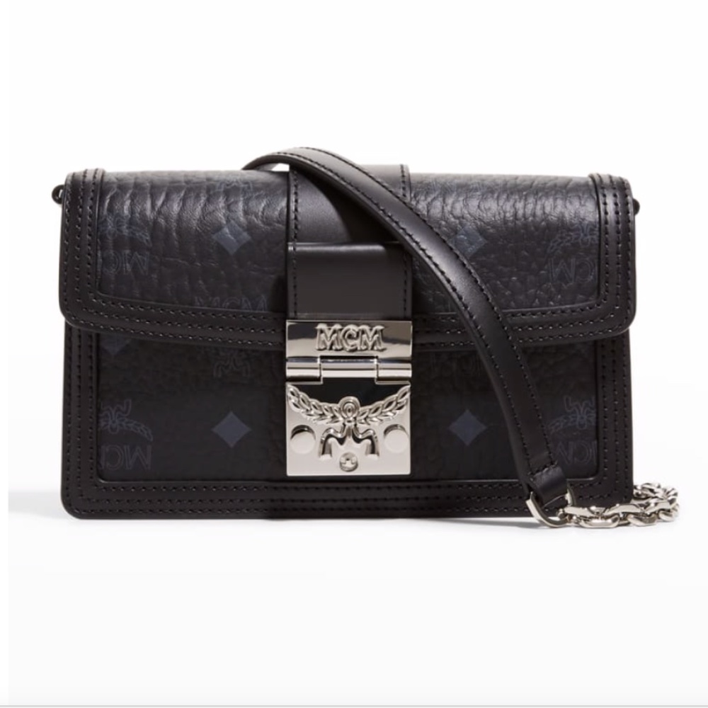 MCM Gretl Mini Visetos Monogram Crossbody Bag